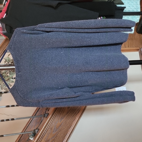 STRUCTURE MEDIUM DARK GRAY SWEATER - Picture 7 of 7